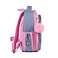 Рюкзак шкільний напівкаркасний Yes Lovely Bunny 12,5 л, фото 6