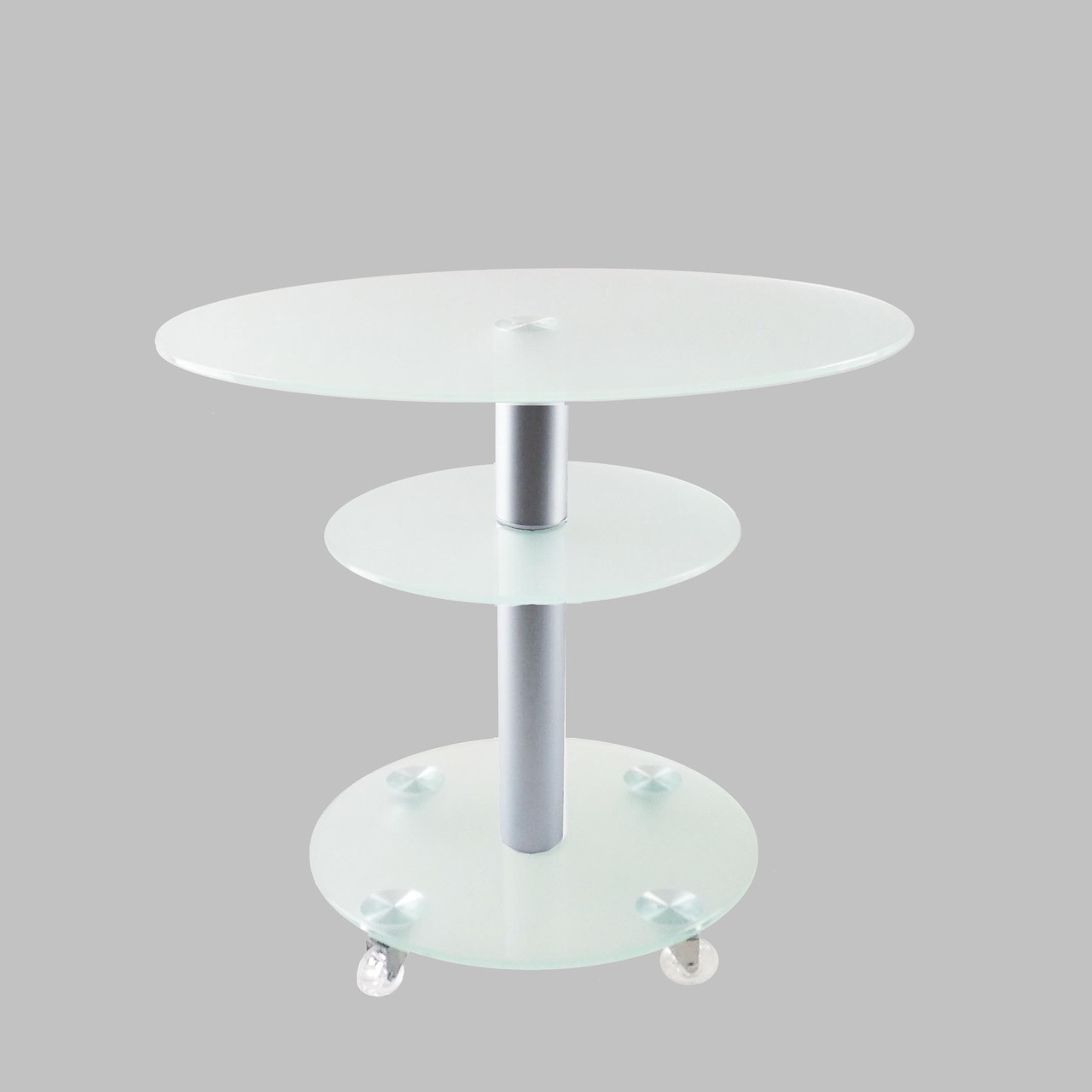 Стіл журнальний овальний Commus Bravo Standart O sss-alm60 (білий), фото 1