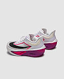Білі текстильні жіночі кросівки Nike Zoom Fly 6 'Vivid Grape Hyper Pink' Демісезонні кросівки Найк Зум, фото 5