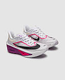 Білі текстильні жіночі кросівки Nike Zoom Fly 6 'Vivid Grape Hyper Pink' Демісезонні кросівки Найк Зум, фото 7