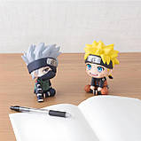 Аніме фігурка Наруто Узумаки 8 см у коробці — колекційна статуетка Naruto з ПВХ, милий образ, для шанувальників аніме, фото 7