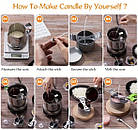 Професійний подарунковий набір для виготовлення свічок DIY Candle making Kit, фото 5