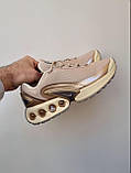 Коричневі текстильні жіночі кросівки Nike Air Max Dn, фото 3