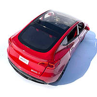 Машинка метал Tesla model Y електрокар червона Тесла 1:24 відкр двері баг капот звук світло 19*6,5*8,5см (EL 70333), фото 5