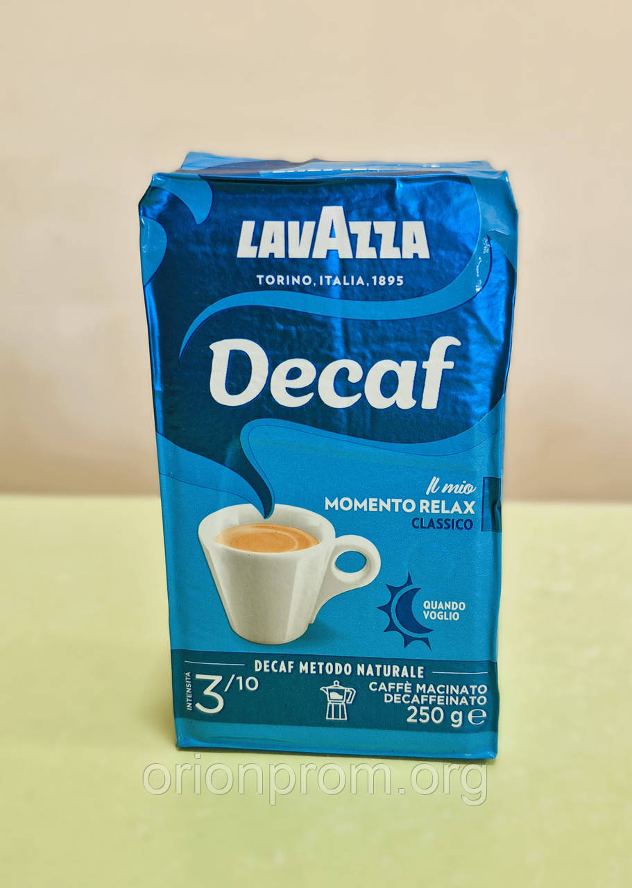 Кава Lavazza Dek Classico без кофеїну 250 г мелена, фото 1