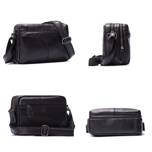 Сумка шкіряна чоловіча чорна арт.00275 Сумка шкіряна чоловіча чорна арт.00275