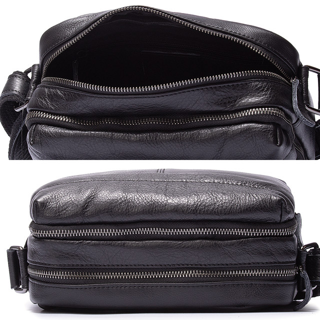 Сумка шкіряна чоловіча чорна арт.00275 Сумка шкіряна чоловіча чорна арт.00275