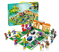 Конструктор набір рослини проти зомбі 687 деталей у подарунковій коробці