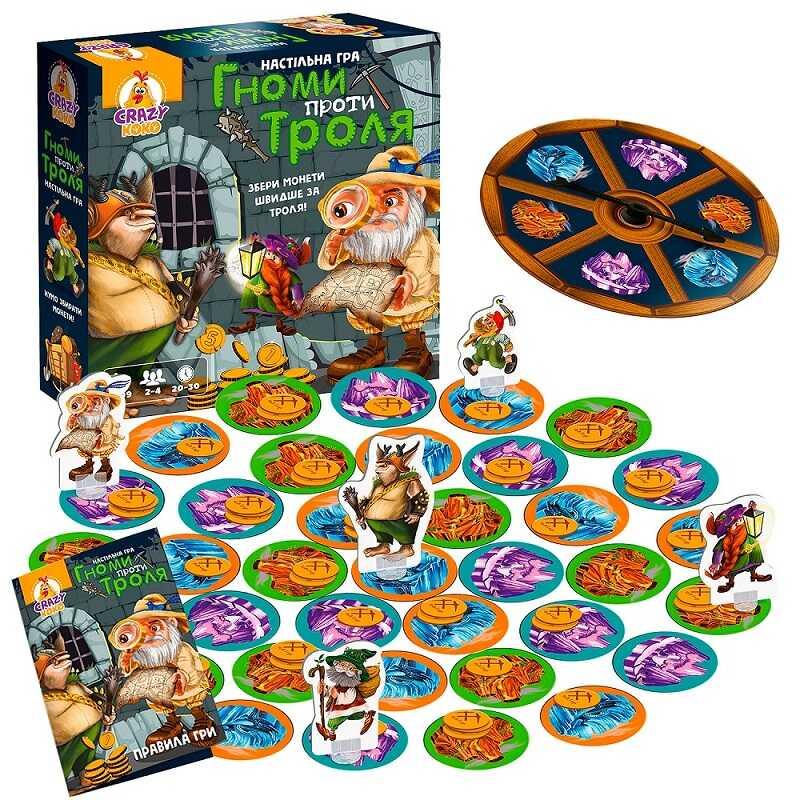 Гра настільна розважальна дитяча - "Гноми проти троля" VT 8055-36