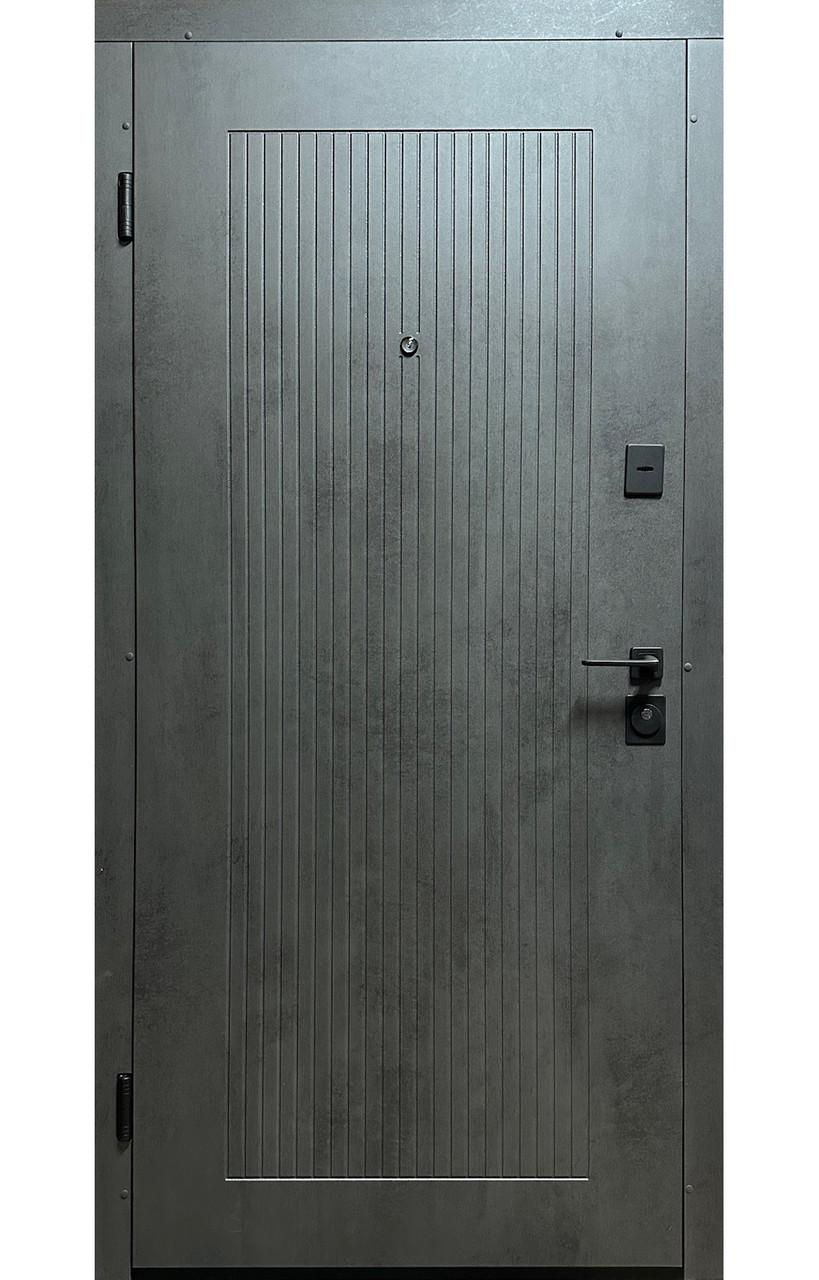 Вхідні двері Лофт квартира бетон темний Redfort серія Економ+, фото 1