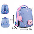 Рюкзак шкільний каркасний Yes Cute Bear Teddy 15 л, фото 2