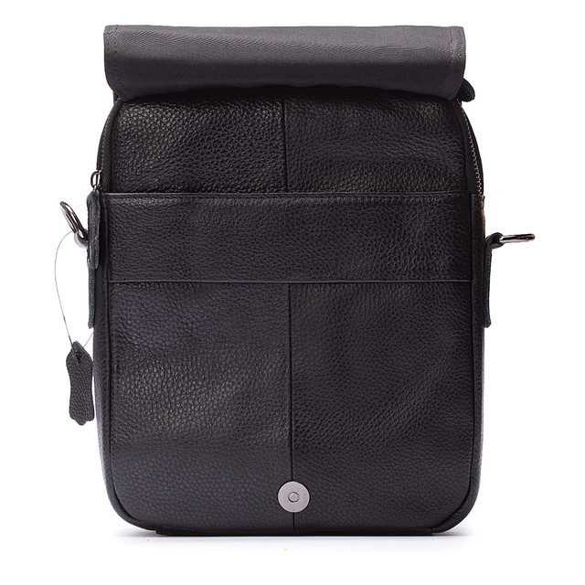 Сумка шкіряна чоловіча чорна арт.00280 Сумка шкіряна чоловіча чорна арт.00280