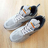 Сірі демісезонні текстильні чоловічі кросівки Nike Zoom Winflo, фото 3