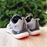 Сірі демісезонні текстильні чоловічі кросівки Nike Zoom Winflo, фото 7