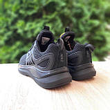 Чорні демісезонні текстильні чоловічі кросівки Nike Zoom Winflo чорні, фото 3