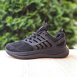 Чорні демісезонні текстильні чоловічі кросівки Nike Zoom Winflo чорні, фото 5