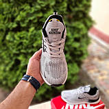 Сірі демісезонні текстильні чоловічі кросівки Nike Zoom Winflo світло сірі з чорним, фото 2