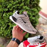 Сірі демісезонні текстильні чоловічі кросівки Nike Zoom Winflo світло сірі з чорним, фото 3