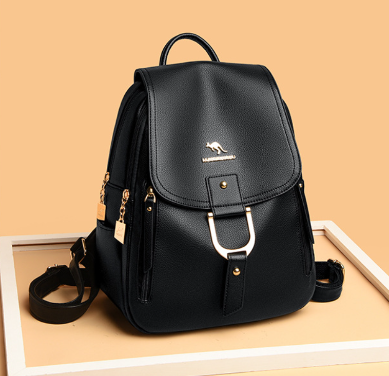 Яскравий міський жіночий рюкзак, однотонний фірмовий рюкзачок для прогулянок