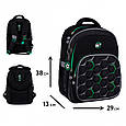 Рюкзак шкільний напівкаркасний Yes Football Time 14 л, фото 2