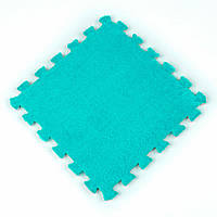 Підлога-пазл плюшевий 30х30х1см М'ятний SW-00002088
