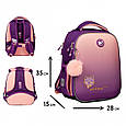 Рюкзак шкільний каркасний Yes Happy Kitty 15 л, фото 2