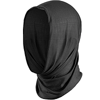 Баф ЗСУ багатофункціональний MIL-TEC чорний Шарф пов'язка тактична військова універсальна на шию голову WEST