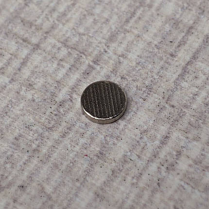 Магніт неодимовий, круглий, Ø5 мм, товщина 1,0 мм, фото 1
