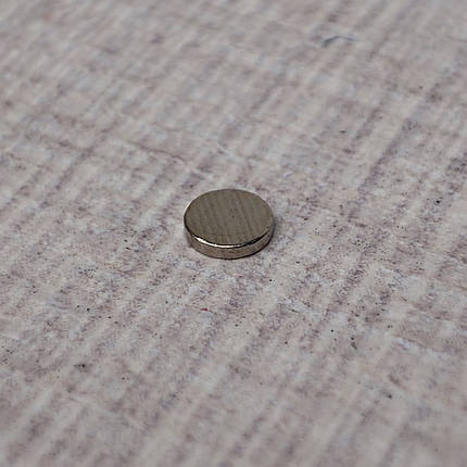 Магніт неодимовий, круглий, Ø5 мм, товщина 1,0 мм, фото 2
