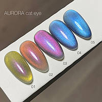 Гель лак GeliX Avrora cat, 8 мл  01 аврора