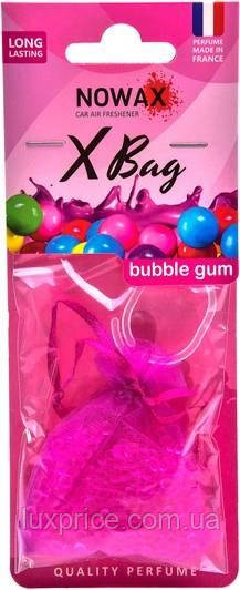 Автомобільний ароматизатор повітря полімерний Nowax X Bag - Bubble Gum NX07550