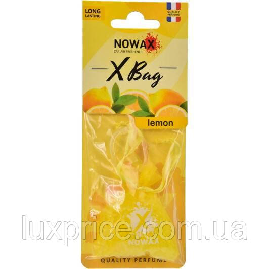 Автомобільний ароматизатор повітря полімерний Nowax X Bag - Lemon NX07551
