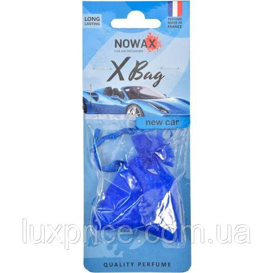 Автомобільний ароматизатор повітря полімерний Nowax X Bag - New Car NX07561