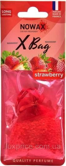 Автомобільний ароматизатор повітря полімерний Nowax X Bag - Strawberry NX07560