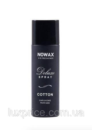 Ароматизатор повітря NOWAX Deluxe Spray 50ml - COTTON NX07751