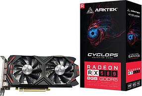 Відеокарта AMD Radeon RX 580 8GB Arktek Cyclops (AKR580D5S8GH1) Б/В