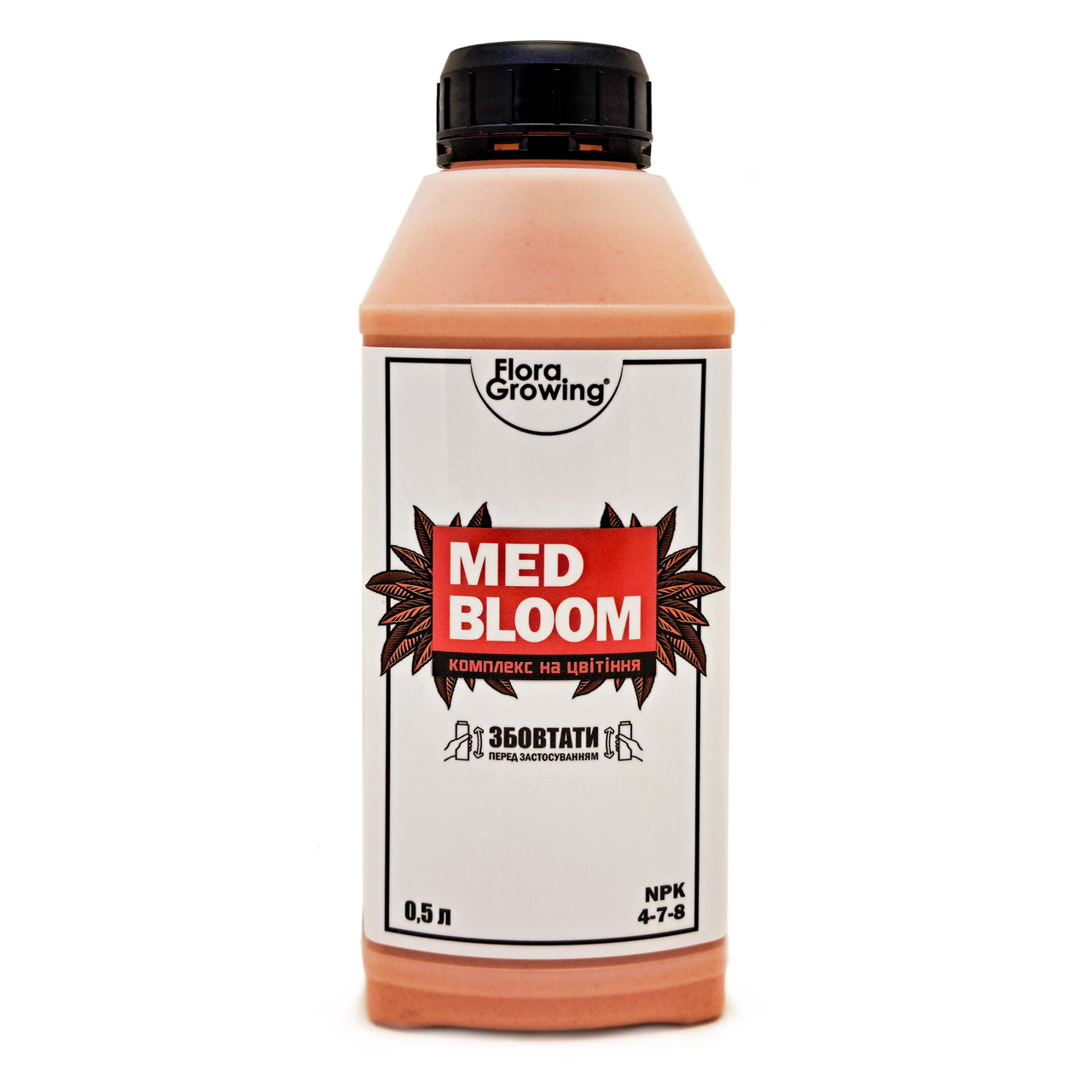 500 мл MedBloom — Комплексне добриво на цвітіння для лікарських та їстівних рослин, фото 1