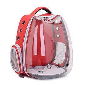 Рюкзак для перенесення домашніх тварин CosmoPet CP-102 39х35х23см Red (3_06582)