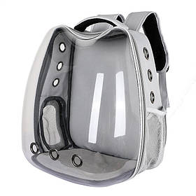 Рюкзак для перенесення домашніх тварин CosmoPet CP-102 39х35х23см Grey (3_06584)