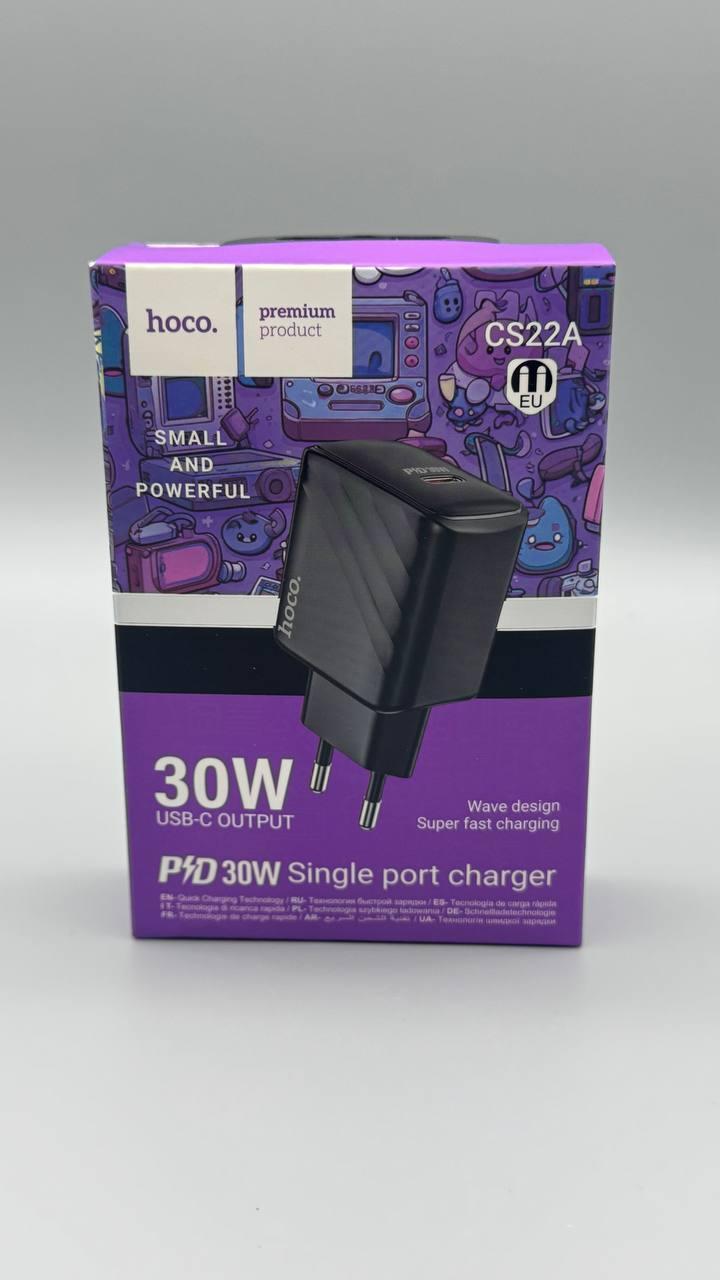 СЗУ адаптер HOCO CS22A 220V 30W PD зарядний пристрій для смартфонів та планшетів BF