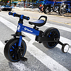 Дитячий біговел складний з батьківською ручкою, 3 в 1  / Дитячий велосипед / Біговел з ручкою, фото 9