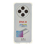 Чохол TPU Virgin Hard Full Camera для Tecno Spark 30 4G (KL6) Колір Transparent, фото 2