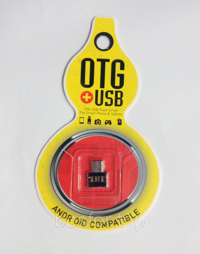 OTG адаптер micro USB YHL888 mini для Android флешок клавіатур мишей та аксесуарів BF