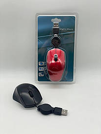 Миша USB M105 міні чорна 1000 dpi компактна для ноутбука і ПК BF