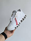 Білі текстильні жіночі кросівки Nike Air Max DN8 • White •, фото 3
