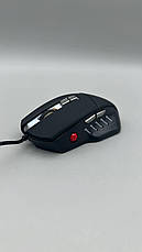 Миша USB JEDEL GM890 ігрова оптична з RGB підсвіткою 6 кнопок 800 1200 1600 DPI ергономічна BF, фото 3