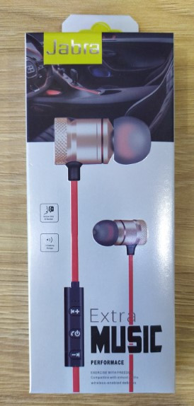 Навушники Bluetooth вакуумні JABRA JB-01 SPORT бездротові з хорошим звуком для спорту та активного відпочинку BF