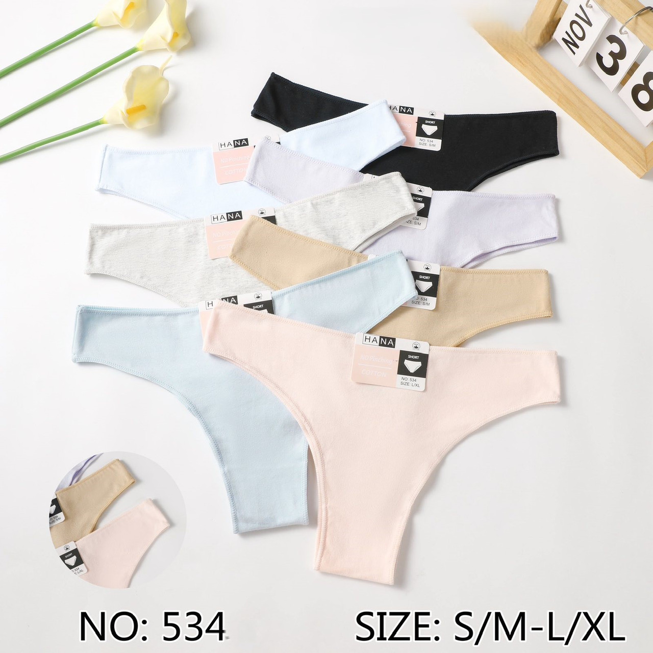 Жіночі трусики бавовна 42-48р 7 кольорів, фото 1