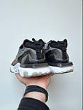 Сірі текстильні чоловічі кросівки Nike React Vision Демісезонні Найк Реакт Віжн, фото 7