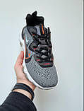 Сірі текстильні чоловічі кросівки Nike React Vision Демісезонні Найк Реакт Віжн, фото 8